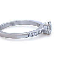Load image into Gallery viewer, GIA 18ct White Gold Diamond Engagement Ring 0.68ct