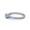 GIA 18ct White Gold Diamond Engagement Ring 0.68ct