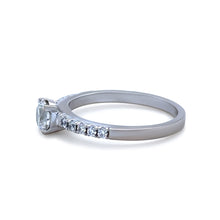 Load image into Gallery viewer, GIA 18ct White Gold Diamond Engagement Ring 0.68ct