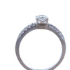 GIA 18ct White Gold Diamond Engagement Ring 0.68ct
