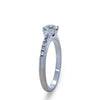 GIA 18ct White Gold Diamond Engagement Ring 0.68ct