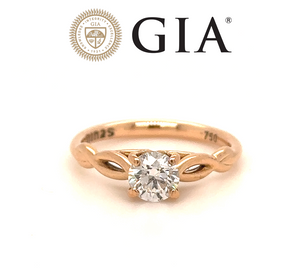 GIA Diamond Engagement Ring 0.62ct