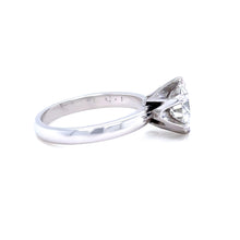Load image into Gallery viewer, GIA Platinum Round Brilliant Cut Diamond Engagement Ring 1.56ct
