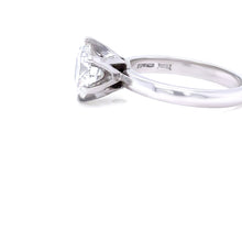 Load image into Gallery viewer, GIA Platinum Round Brilliant Cut Diamond Engagement Ring 1.56ct