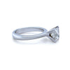 GIA Platinum Princess Cut Diamond Engagement Ring 1.56ct
