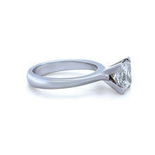 Load image into Gallery viewer, GIA Platinum Princess Cut Diamond Engagement Ring 1.56ct