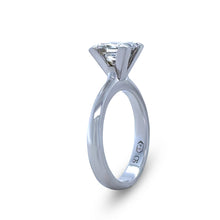 Load image into Gallery viewer, GIA Platinum Princess Cut Diamond Engagement Ring 1.56ct