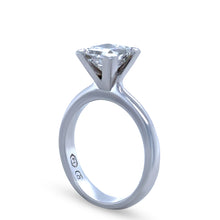 Load image into Gallery viewer, GIA Platinum Princess Cut Diamond Engagement Ring 1.56ct