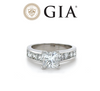 GIA 18ct White Gold Diamond Engagement Ring 2.83ct 7.72g