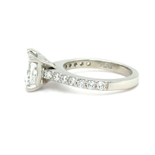Load image into Gallery viewer, GIA Platinum Princess Cut Diamond Engagement Ring 3.02ct 7.9g