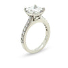 GIA Platinum Princess Cut Diamond Engagement Ring 3.02ct 7.9g
