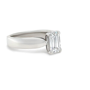 GIA 18ct White Gold Diamond Engagement Ring 1.21ct