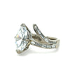 GIA 14ct White Gold Marquise Diamond Ring 3.52ct