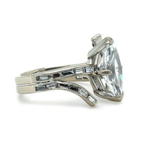 Load image into Gallery viewer, GIA 14ct White Gold Marquise Diamond Ring 3.52ct