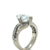 GIA 14ct White Gold Marquise Diamond Ring 3.52ct