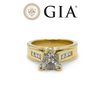 GIA Diamond Engagement Ring 1.35ct