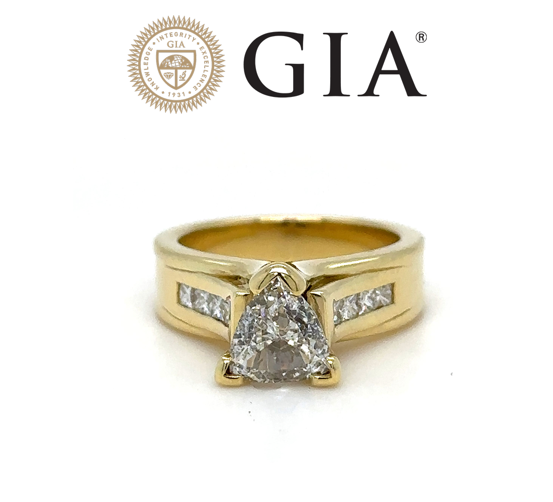 GIA Diamond Engagement Ring 1.35ct