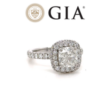 Load image into Gallery viewer, GIA Diamond Ring 3.37ct