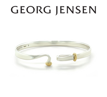 Load image into Gallery viewer, Georg Jensen 18ct Yellow Gold and Sterling Silver Torun Bracelet 15g