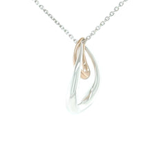 Load image into Gallery viewer, Georg Jensen 18ct Rose Gold &amp; Sterling Silver Offspring Necklace 6.22g