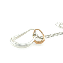 Load image into Gallery viewer, Georg Jensen 18ct Rose Gold &amp; Sterling Silver Offspring Necklace 6.22g