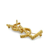Yves Saint Laurent Gold-Plated Cassandre YSL Brooch 18.69g