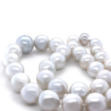 Load image into Gallery viewer, 18ct White Gold Graduated South Sea Cultured Pearl Necklace 113.45g