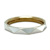 Graff 18ct White Gold Laurence Signature Faceted Wedding Band 5.66g