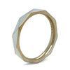 Graff 18ct White Gold Laurence Signature Faceted Wedding Band 5.66g