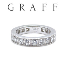 Load image into Gallery viewer, Graff 18ct White Gold Diamond Eternity Ring 1.80ct 5.53g
