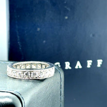 Load image into Gallery viewer, Graff 18ct White Gold Diamond Eternity Ring 1.80ct 5.53g