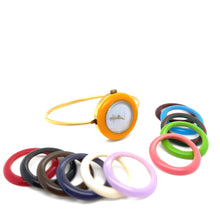 Load image into Gallery viewer, Gucci Gold Plated Bezel Watch with 12 Interchangeable Bezels