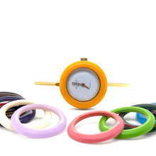 Load image into Gallery viewer, Gucci Gold Plated Bezel Watch with 12 Interchangeable Bezels