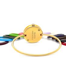 Load image into Gallery viewer, Gucci Gold Plated Bezel Watch with 12 Interchangeable Bezels