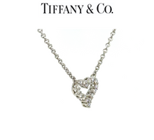 Load image into Gallery viewer, Tiffany &amp; Co Diamond Heart Pendant 0.20ct