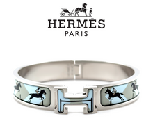 Load image into Gallery viewer, Hermès Clic H Narrow Enamel Bracelet “Les Allures”