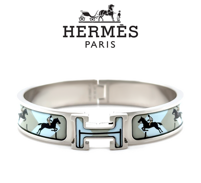 Hermès Clic H Narrow Enamel Bracelet “Les Allures”