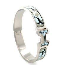 Load image into Gallery viewer, Hermès Clic H Narrow Enamel Bracelet “Les Allures”