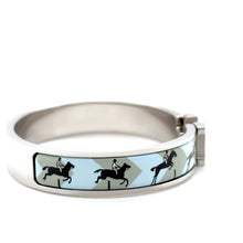 Load image into Gallery viewer, Hermès Clic H Narrow Enamel Bracelet “Les Allures”