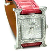 Load image into Gallery viewer, Hermès Heure H Diamond Watch Small Model 25mm