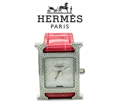 Hermès Heure H Diamond Watch Small Model 25mm