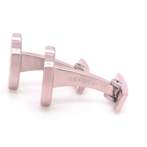 Hermès Licol 2 Bleu Sapphire Cufflinks 9.78g