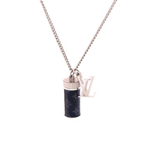 Load image into Gallery viewer, Louis Vuitton Monogram Eclipse Charms Necklace – Silver Tone