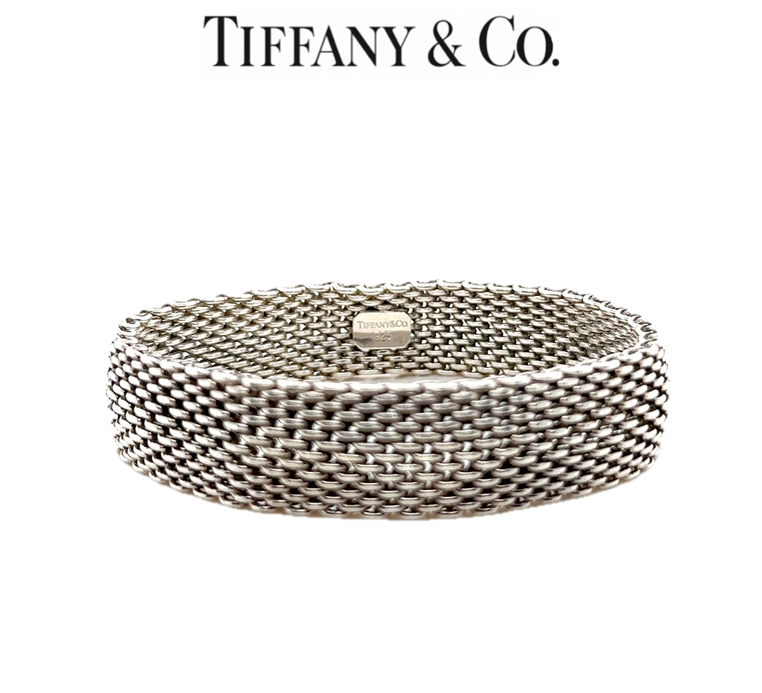 Tiffany Co Mesh Weave Somerset Bracelet Buy Tiffany at LBJ