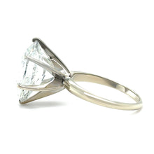 Load image into Gallery viewer, 14ct White Gold Oval Brilliant Cut Diamond Solitaire Ring 6.37ct 4.4g