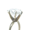 14ct White Gold Oval Brilliant Cut Diamond Solitaire Ring 6.37ct 4.4g