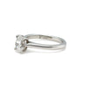 GIA Platinum Oval Brilliant Cut Diamond Solitaire Ring 0.80ct 4.08g