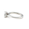 GIA Platinum Oval Brilliant Cut Diamond Solitaire Ring 0.80ct 4.08g