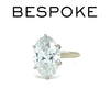 14ct White Gold Oval Brilliant Cut Diamond Solitaire Ring 6.37ct 4.4g