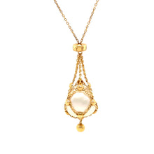Load image into Gallery viewer, Paspaley 18ct Yellow Gold Lavalier Necklace with 13mm Circle Pearl